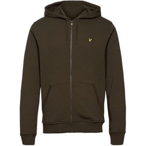 Lyle & Scott Hoodies Zip Through Hoodie Groen