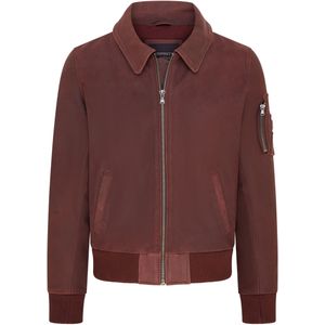 Heren - Bomberjack - Bordeaux - A2 Rundleer