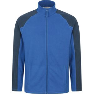 Mountain Warehouse Heren Ashbourne Volledige Ritssluiting Fleece Jas (Kobaltblauw)