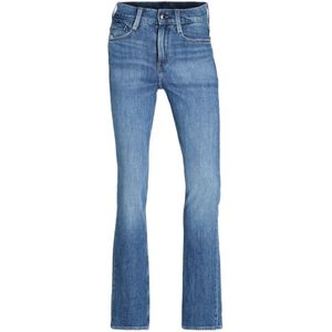 G-Star RAW high waist straight fit jeans met biologisch katoen blauw