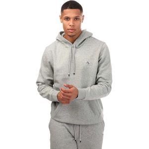 Original Penguin - Core Logo Hoody - Grijs - Herenkleding