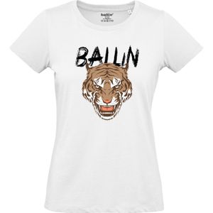 Ballin Est. 2013 Tee SS Tiger Shirt Wit