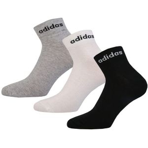 Adidas - Enkelsokken - Zwart - Katoenmix - 3 Paar