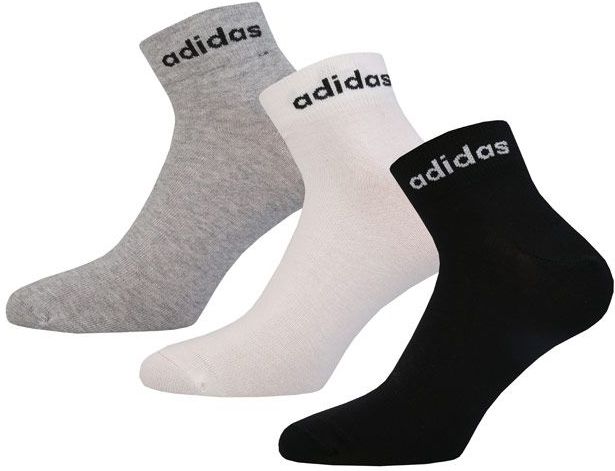 Adidas - Enkelsokken - Zwart - Katoenmix - 3 Paar