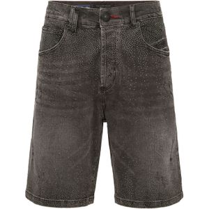 Philipp Plein - Formentera - Korte Broeken - Grijs - Denim