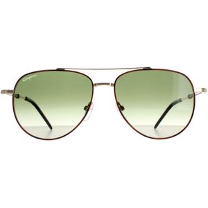 Salvatore Ferragamo Aviator Mens Tortoise Gold Green GradiÃ«nt SF226S