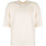 Fila - Casual Ronde Hals Logo T-Shirt - Beige - Katoen