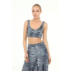 Luipaardprint Bustier