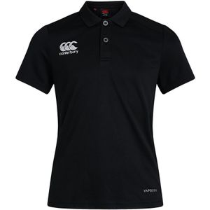 Canterbury Dames/Dames Club Dry Poloshirt (Zwart) - Maat 44