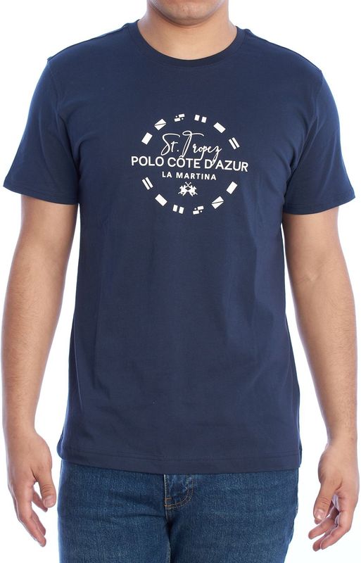 La Martina - YMR321-JS206 - T-shirt - Heren - Regular Fit - Korte Mouwen