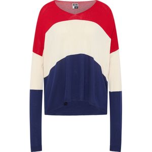 Dreimaster - Gebreide Trui - Rood - Dames - Lichtgewicht - Made in Italy