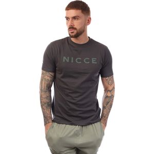 Heren NICCE Aderyn T-Shirt & Broek Set in Khaki