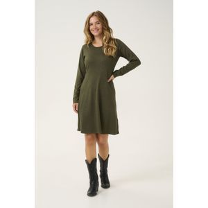 Jurk Feminine olive