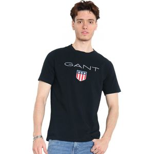 Gant | Heren T-shirt met ronde hals Big Shield - Blauw