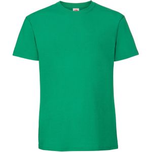 Fruit Of The Loom - Ringgesponnen Premium T-shirt - Kelly Groen