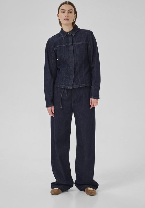 Denim blouse MWFiluca Regular fit dark blue