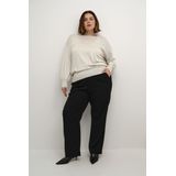 KAFFE - KC Regitta - Trui - Wit - Effen - Lange Mouw