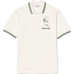 Lacoste Heren L.12.12 Petit Pique Classic Polo Shirt (Wit)