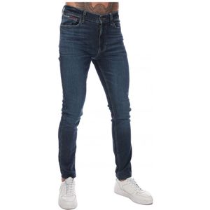 Tommy Hilfiger Simon skinny jeans voor heren, donkerblauw