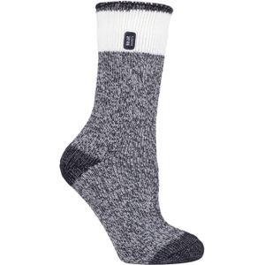 Heat Holders - Dames 2.3 tog thermo wintersokken - Snowdrop Zwart