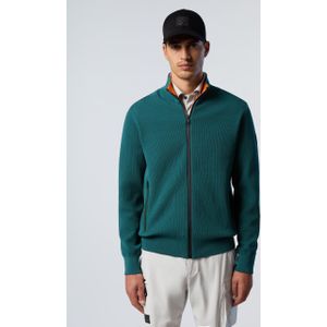 North Sails Trui Technisch gebreide ritssluiting over de hele lengte