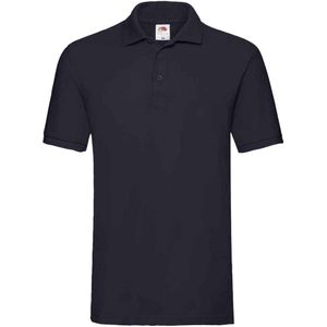 Fruit of the Loom Heren Premium Katoenen Piqué Poloshirt (Deep Navy)