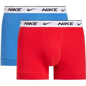 Nike Boxershorts voor heren (Set van 2) (Rood/Blauw)