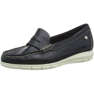 Hush Puppies Dames/dames Paige Leder Loafer (Marine)