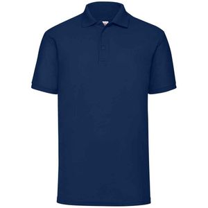 Fruit of the Loom Heren Piqué Polo Shirt (Marine)