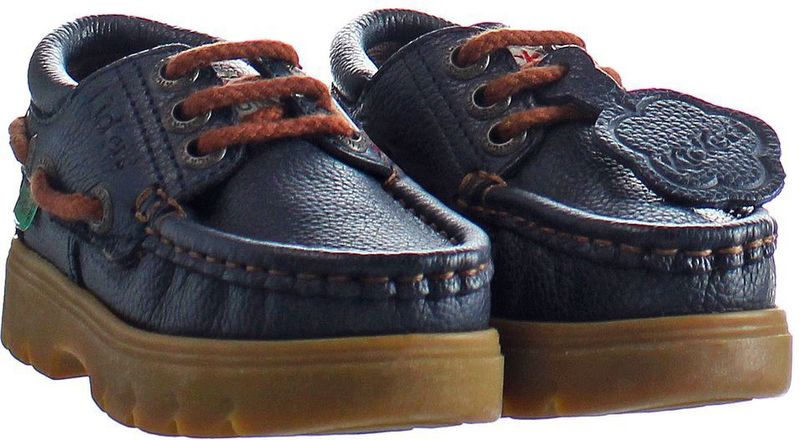 Kickers - Lennon - Kinderschoenen - Navy - Glad Leer