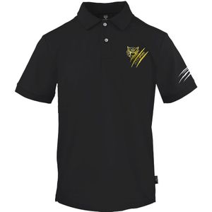 Plein Sport - Poloshirt - Zwart - Katoen - Korte Mouw