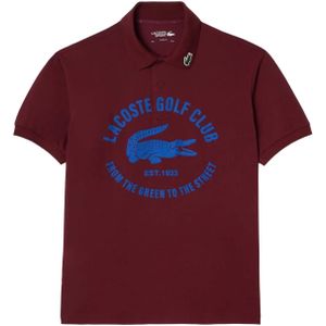 Lacoste Heren Klassiek Golf Poloshirt (Rood)