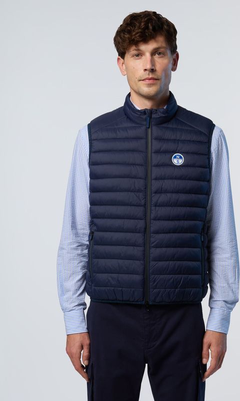 North Sails - Zephyr Vest - Mouwloos Vest - Blauw - Waterafstotend