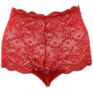 String met hoge taille en kant 21686 voor dames