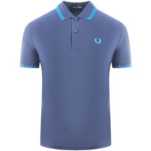 Fred Perry Twin Tipped M3600 P38 Navy Blue Polo Shirt - Maat S