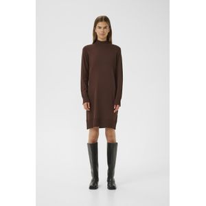 Jurk ZauloIW Jurk Classic fit brown