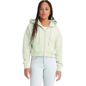 Levis Dames/Dames Full Zip Hoodie (Groen)