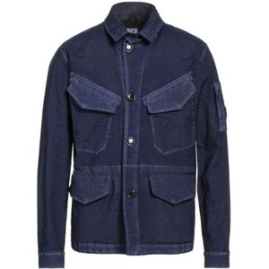 CP Company Marineblauw Jack Met Knopen - Maat L