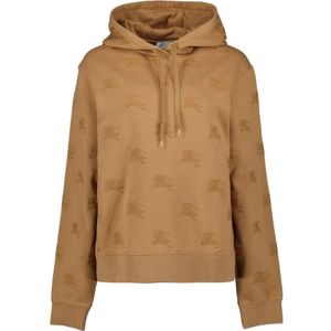 Burberry - Legacy - Hoodie - Bruin - Geborduurd Logo met Trekkoord
