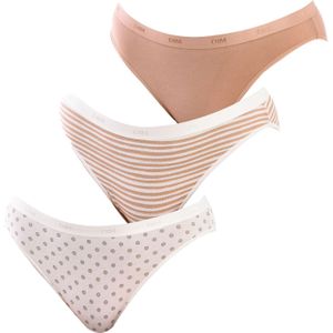 Pack-3 Slips Coton Strech D4C17 vrouw