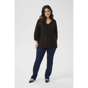 Blouse met lange mouwen Regular fit Black Deep CC. black