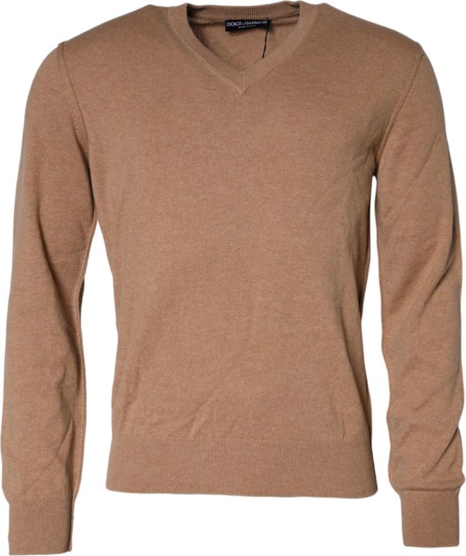 Dolce & Gabbana - Pullover Sweater - Bruin - 100% Cashmere