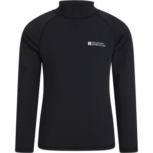 Mountain Warehouse Rash Top met lange mouwen voor kinderen/Kinderen (Zwart)