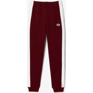 Dames Lacoste Sporty & Rich Stretch Joggers in Rood