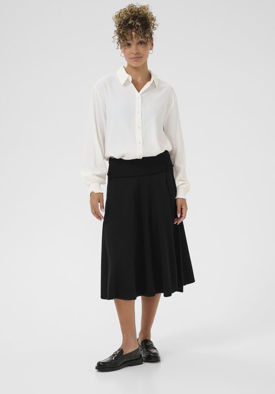 Rok - Zwart - CRVillea - A-lijn Midi-rok