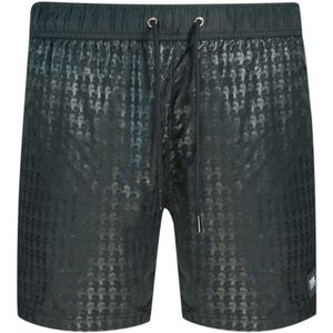 Karl Lagerfeld Rue Street All Black Logo Zwarte Zwemshort - Maat L