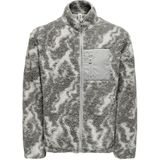 Only & Sons - Herenjacke - Zwart - Met Ritssluiting - Hoge Kraag - Sherpa-voering