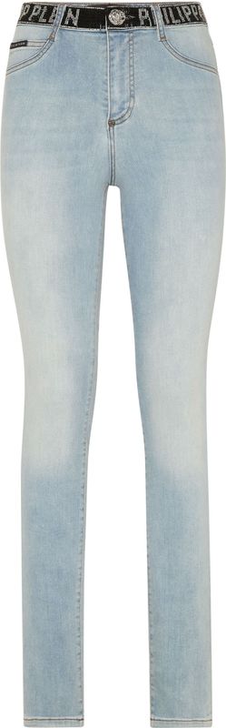 Philipp Plein - High Waist Jegging - Blauw - Skinny Jeans