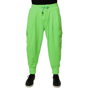 Dolce & Gabbana - Jogger Trainingsbroeken - Groen - Polyester