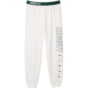 Lacoste Heren Fleece logobroek (Crème)